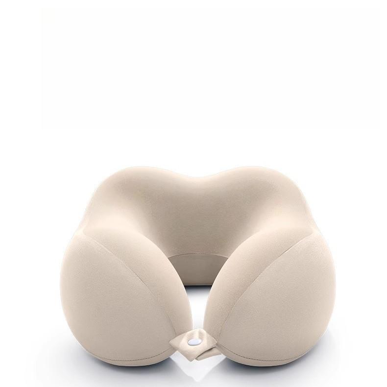 Ergonomic Neck Pillow Comfortable Ergonomic U-Shaped Neck Pillow with Storage Bag Slow Rebound Support, for Travel, Napping, and Office Use