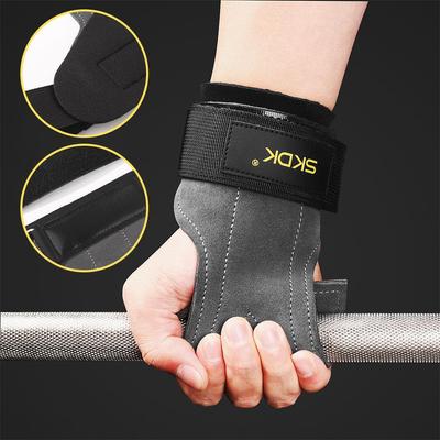 Gym Grip Palm Schutz Rindsleder Palm Protector Gewichtheben Grip Festigkeit EINE Fitness Replacemen Ausbildung Gymnastik Handschuhe Equi U3C9