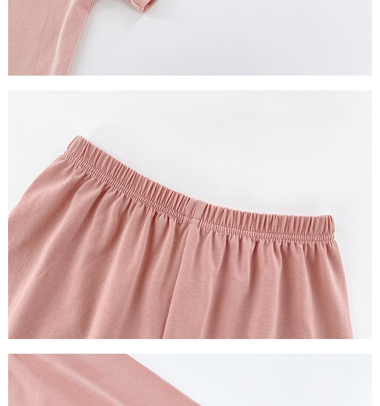 Children's Pajamas Summer Thin Boys' and Girls' Home Clothing Set