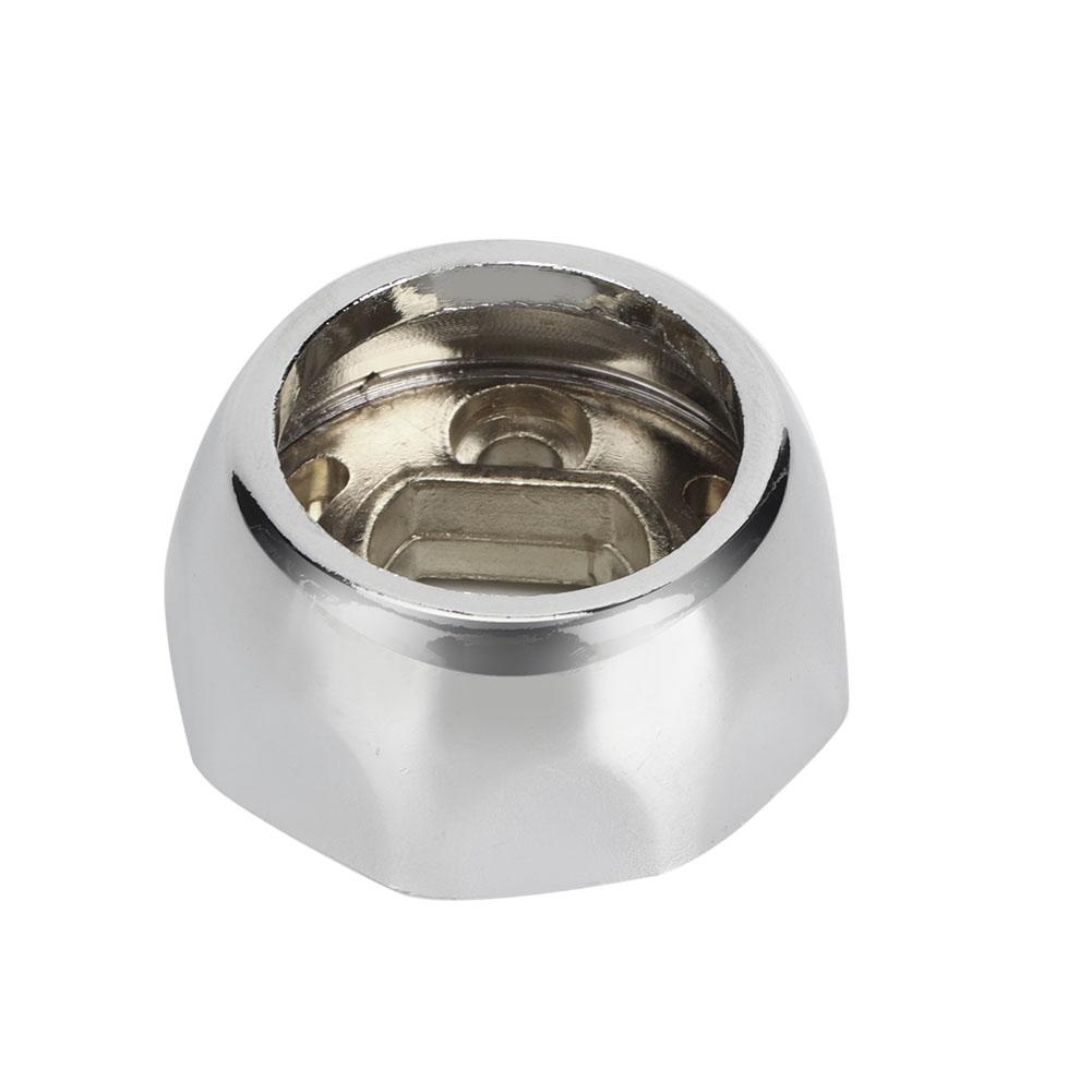 5Pcs Round Tube Clothes Rod Octagonal Flange Holder Base Wardrobe Tube Bracket (25mm Diameter)