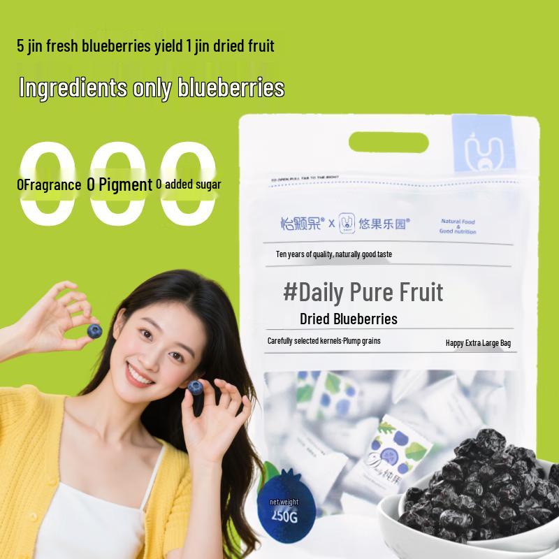 Yoogoo Paradise Unsweetened Dried Blueberries