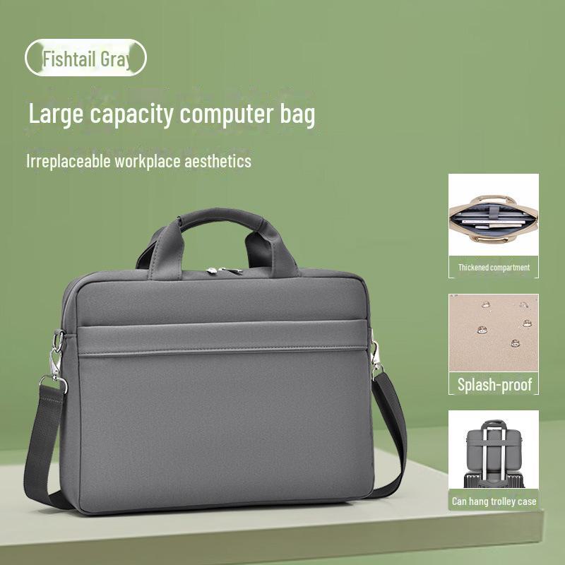 Servietă antișoc cu un singur umăr pentru laptopuri de 15,6 inchi - Compatibilă Huawei și Dell