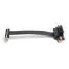 Extension Cable PCI‑E 1X Dual 90 Degrees  Network Adapter with LED Indication Magnetic Pad