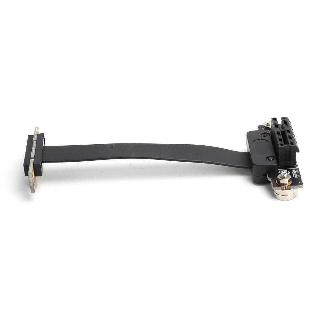 Extension Cable PCI‑E 1X Dual 90 Degrees  Network Adapter with LED Indication Magnetic Pad