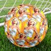 Marilyn Monroe Print Size 5 Soccer Ball, Standard Match Football for Sports Game and Team Practice, Ideal Gift for Soccer Fans