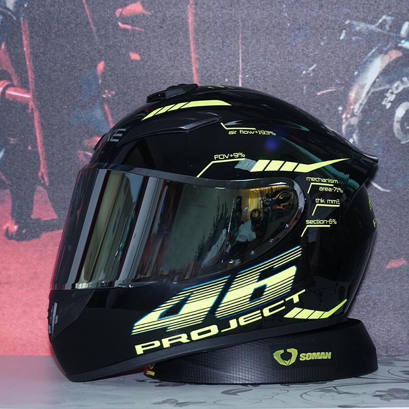 

Full Face Motorcycle Helmet - DOT Approved, Lightweight & Comfortable, Multiple Sizes select- scooter helmet M