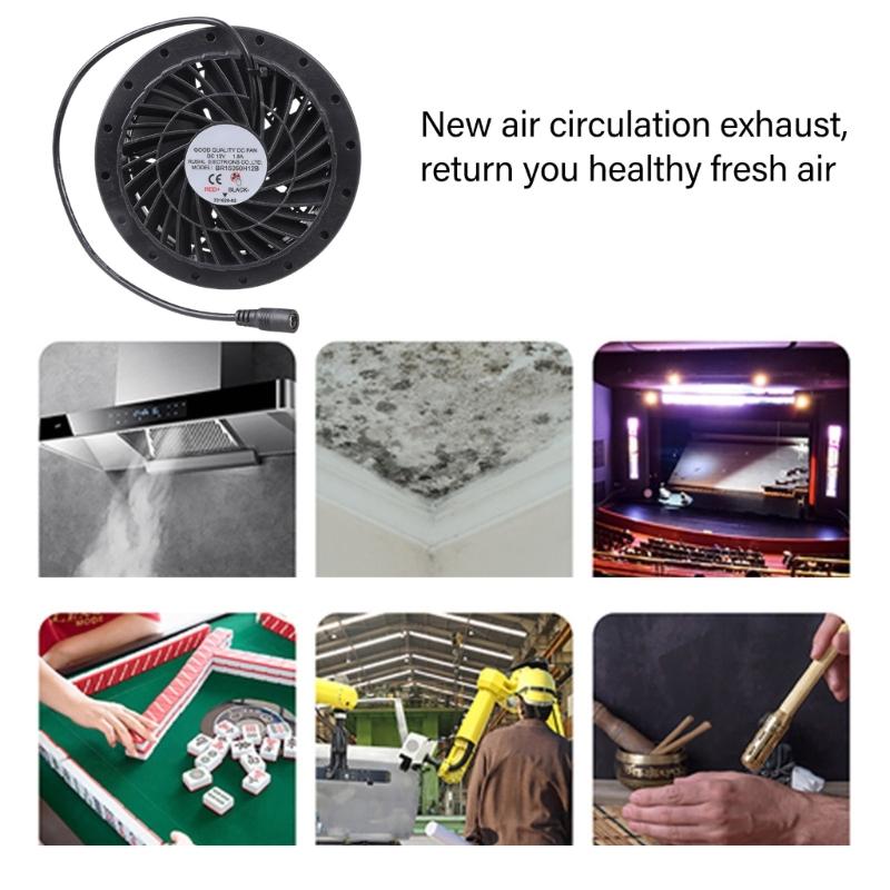 High Efficiency Duct Ventilation Exhaust Fan For Dog Pet House Kitchen Air Circulation In Grow Tents, Hydroponic Systems
