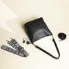 Women's bag wide shoulder strap webbing bag new crocodile pattern trendy new shoulder messenger bag women's bucket bag