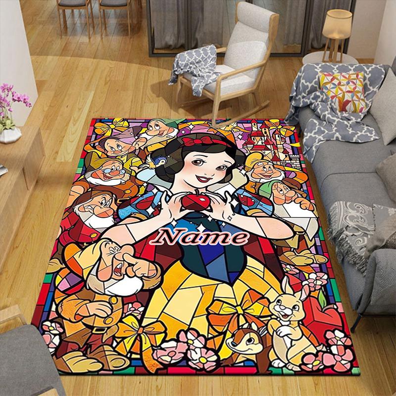 Custom 1Pc Snow White'S Garden Rug Office Carpet Indoor Outdoor Entrance Doormat Nonslip Soft And Comfortable Living Room D916239