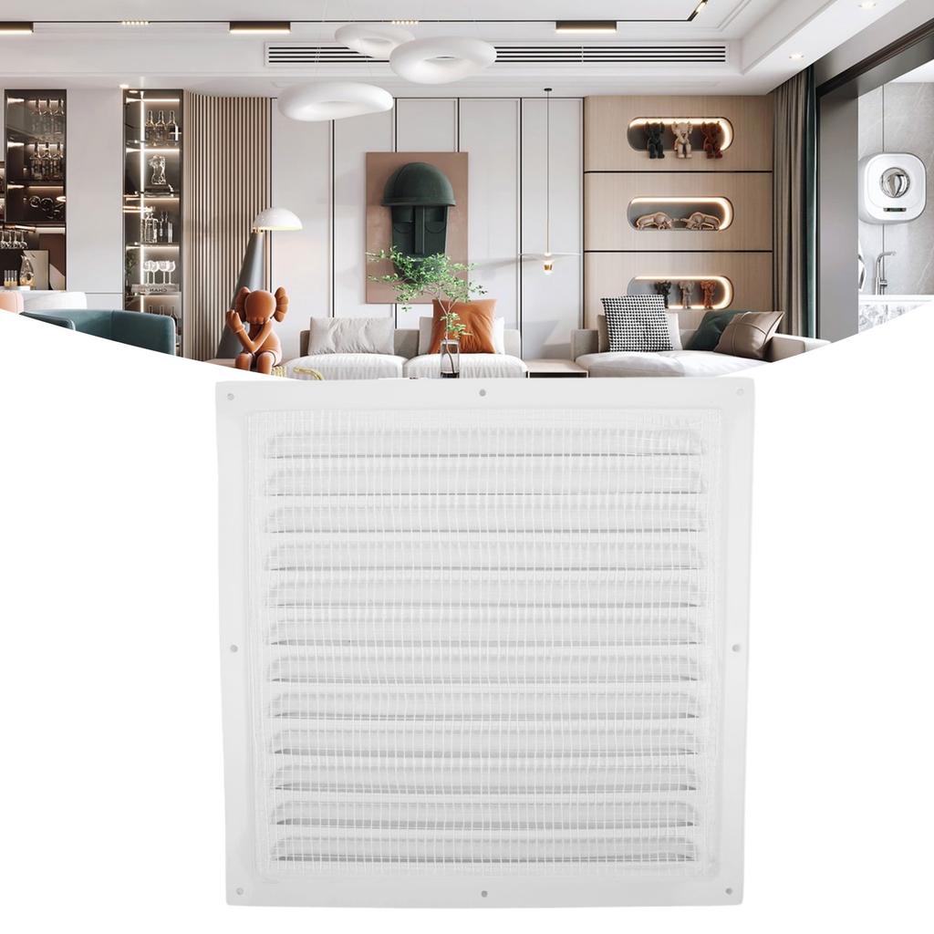 Metal Louver Ventilation Aluminum Grille Cover Heating Cooling Vents Plate Grille Ventilation For Ct Screen Cover