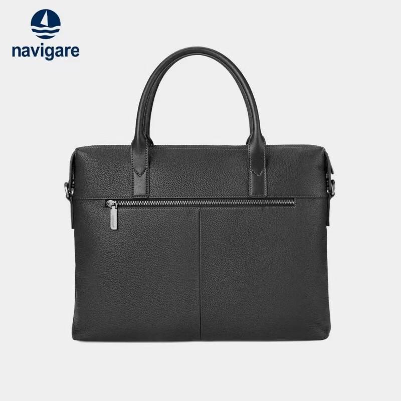 Navigare Men's Leather Briefcase
