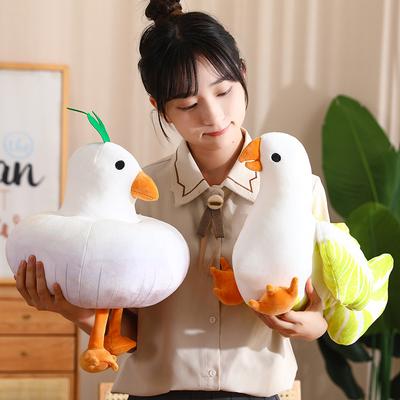 Creative Cainiao Throw Pillow Plush Toy Doll Garlic Bird Doll Home Sofa Pillow Cushion Girl Doll