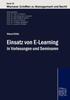 Kniha Einsatz Von E-Learning In Vorlesungen Und Seminaren