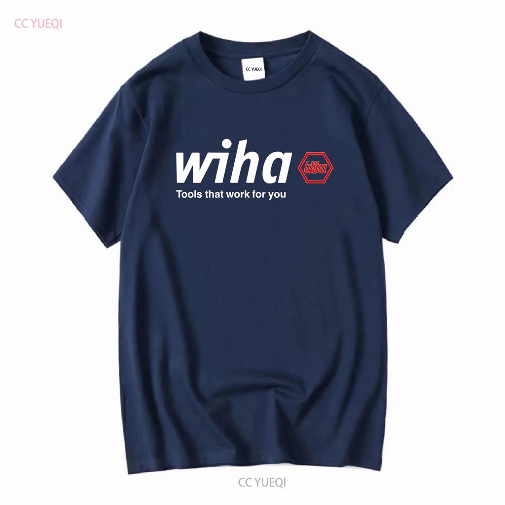 Wiha Tools Logo T shirt Sz S 4XL American Funny USA vintage Washed fashion Stylish Breathable Top For Everyday Wear graphic