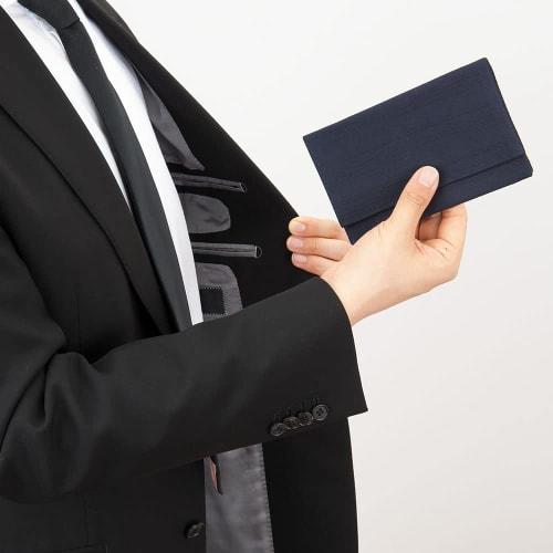 Buddhist Altar Shop Takita Shoten Kyoto Buddhist Prayer Beads for Men, Blue Tiger's Eye Stone, 22 Beads, Silk Tassel with Head, Prayer Beads Bag, Suit