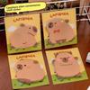 Cute Capybara Shaped Sticky Notes Cartoon Memo Pads for School Office and Reminders Fun and Functional Note Paper