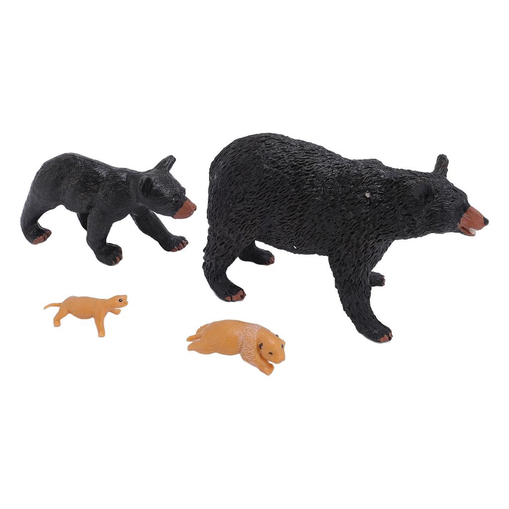 Bear Life Cycle Figure Cognitive Educational Decorative PVC Animal Life Cycle Figure for Teaching