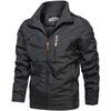 Jacke Herren Windbreaker Frühling und Herbst Technologie Drei-Schutz Jacke Lässig Locker Mit Kapuze Professionell Outdoor Winddichte Jacke