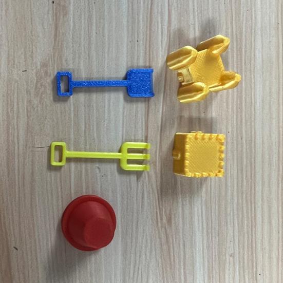 Mini Schildkröten-Sandkasten mit Deckel Sand Mini-Werkzeuge Zubehör 3D-gedruckte Schildkröte Sandaufbewahrungsbox Runder Behälter Kindersommer-Strandspielzeug