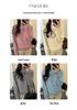 Rhinestone Jacquard Ruffled High-Neck Women's Soft Pullover Sweater