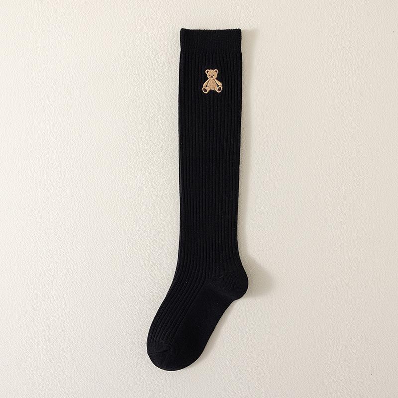 

Girls Over-the-Knee Long Socks - Spring & Autumn Little Bear Korean Academy Style XL (9-12 years, foot length 20-22cm)