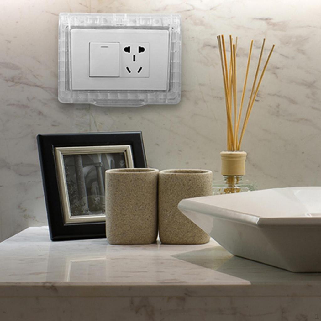 1 Piece Appliance Socket Waterproof Box Protector 118 Type Cover Lamp Switch