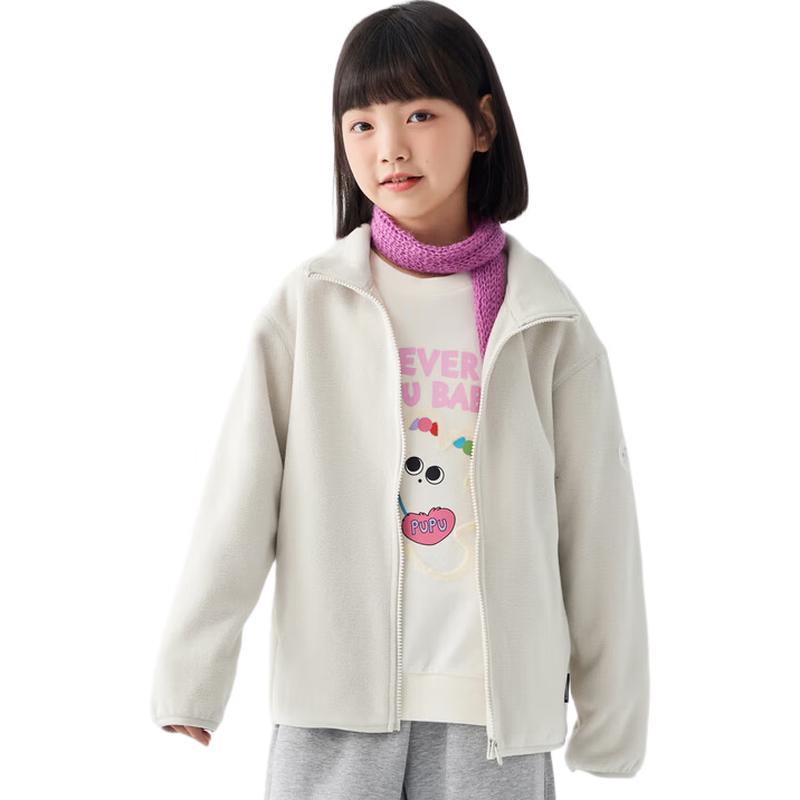 Balabala Kids' Unisex Fleece Jacket 2025 Spring