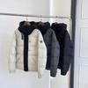 High Version M Mengjia Darth Vader Down Jacket for Men and Women, High Luxury Trendy Brand Warm and Cold-proof Hooded Bread Jacket