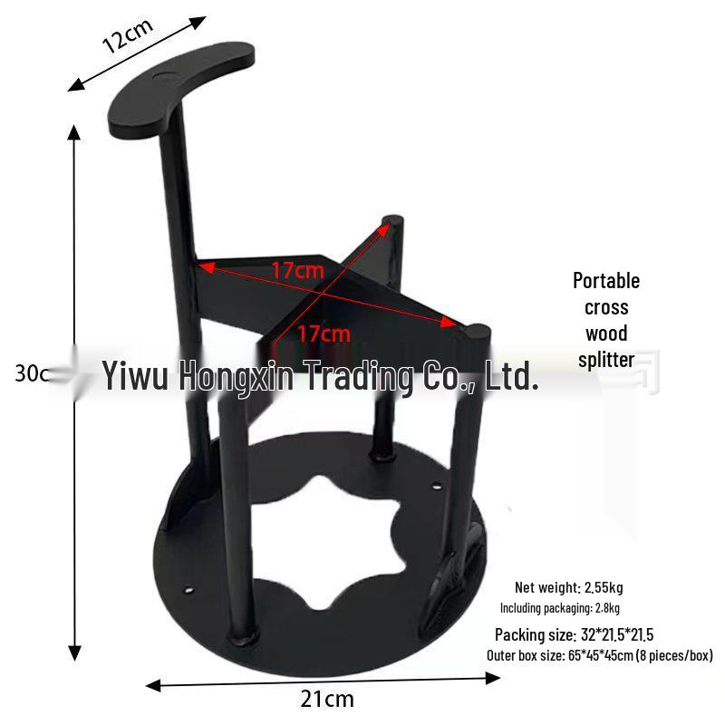 Manganese Steel Manual Firewood Splitter: Labor-Saving Axe for Outdoor Wood Chopping