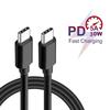 PD USB C To USB C Cable Fast Charging Dual Type C Cable For Xiaomi 9t Redmi Note 10 9 Quick Charger for Macbook To TypeC Phone
