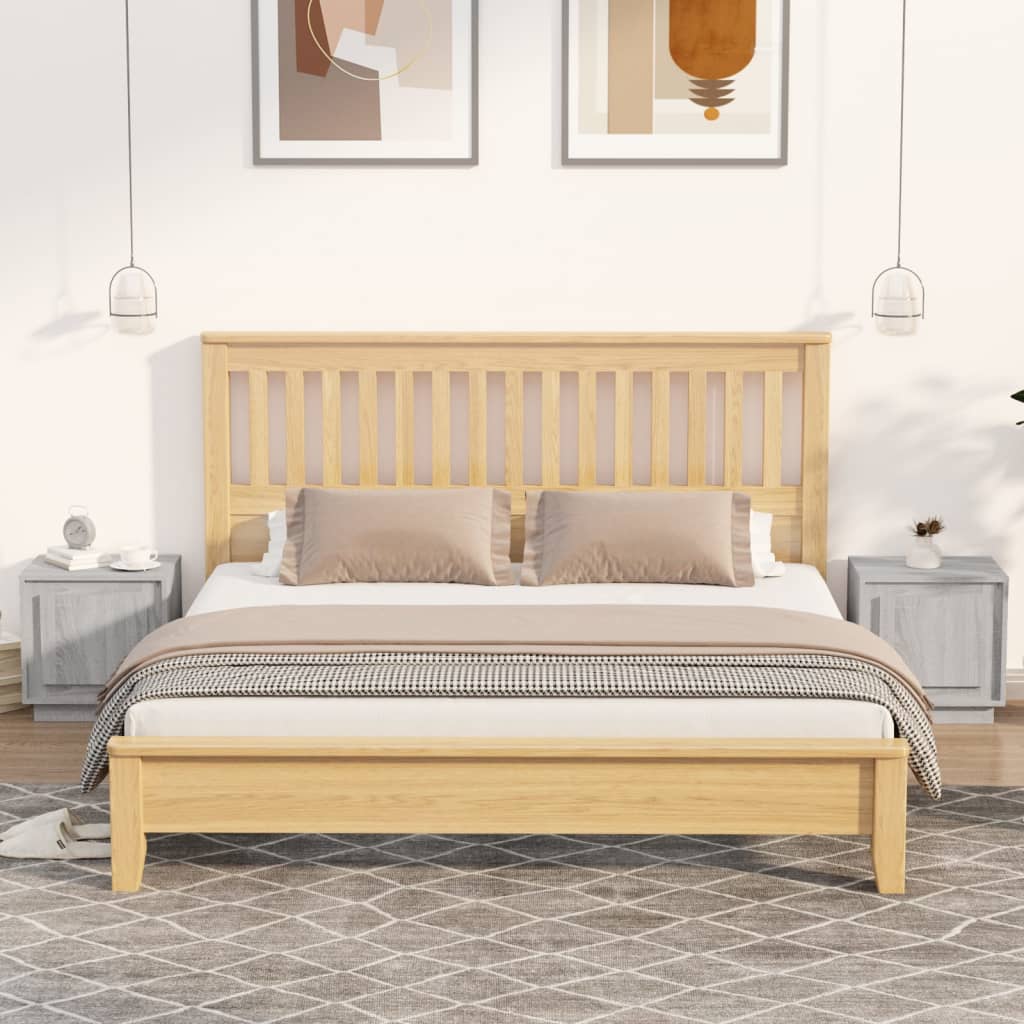 Nightstands (2 pcs) Grey Sonoma 44 x 35 x 45 cm Particleboard