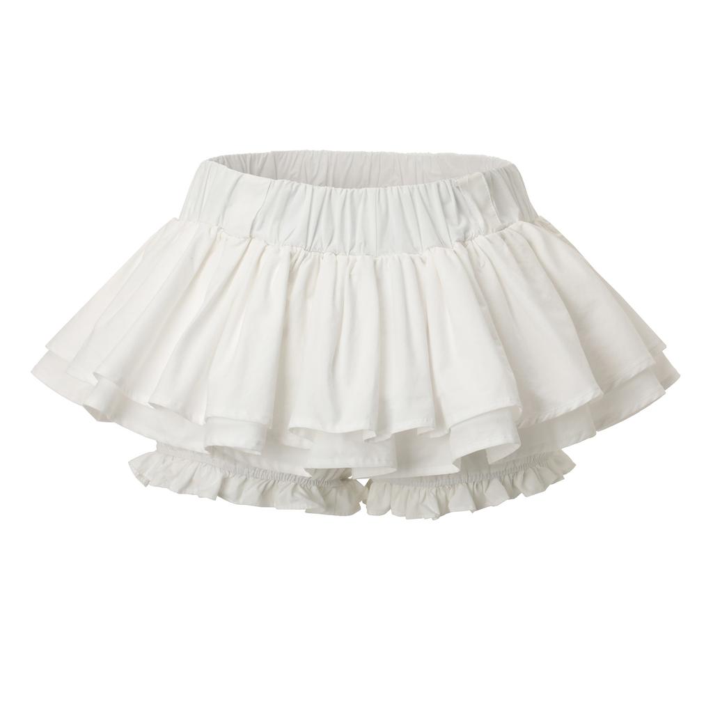 Kakipointeu Cancan Skirt Pants (Ivory)