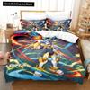 Mega Man X Dive Bedding Set Single Twin Full Queen King Size Bed Set Adult Kid Bedroom Duvet Cover Sets 3D Anime Bed Sheet Set