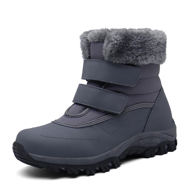 Women's Cross-Border Plus Size High-Top Fleece-Lined Snow Boots for Autumn and Winter