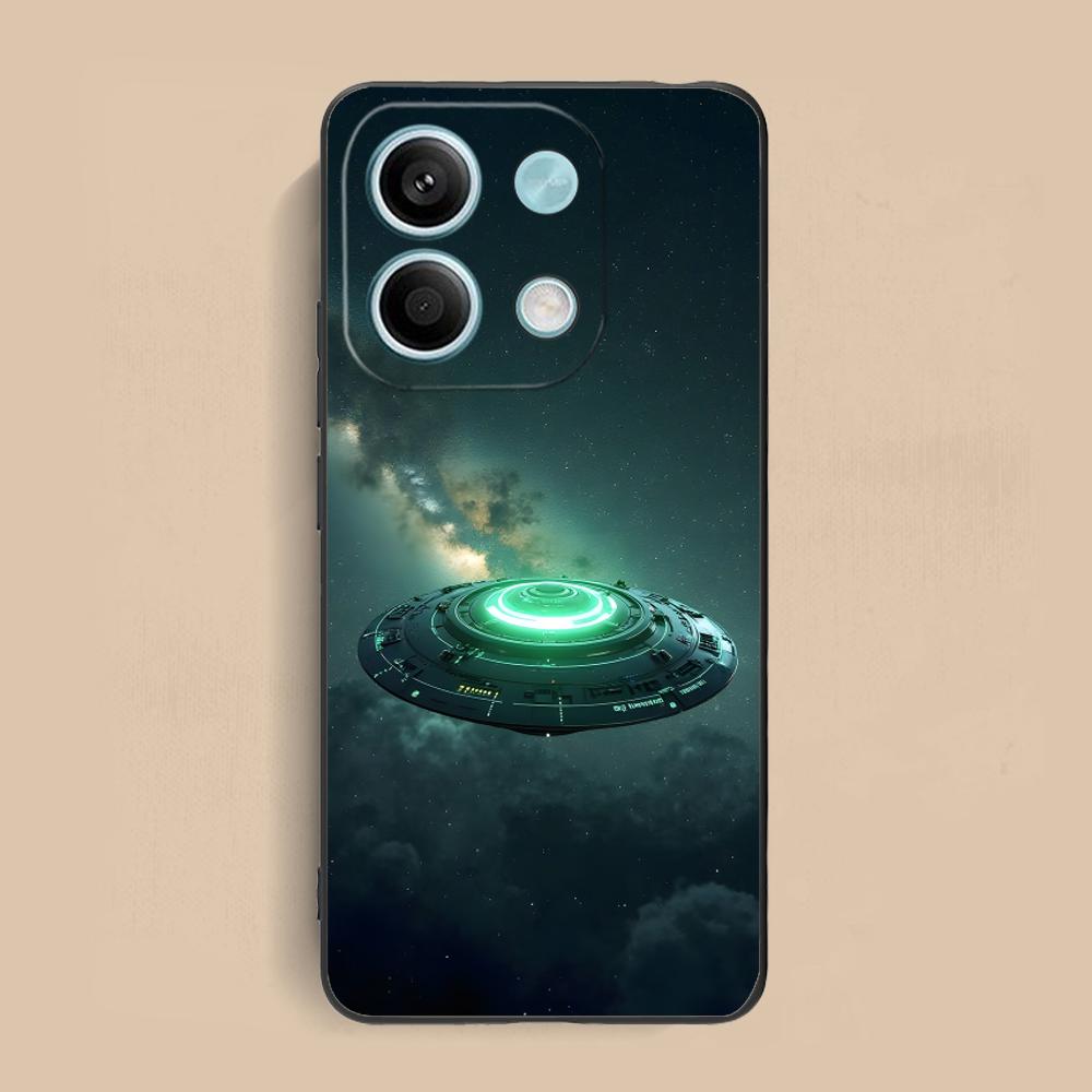

Space Warship Mobile Phone Case for Xiaomi Redmi 14 13 12 A5 3 2 1 C Plus 4G 5G Colour Printing Protective Pretty Smartphone Redmi A1+