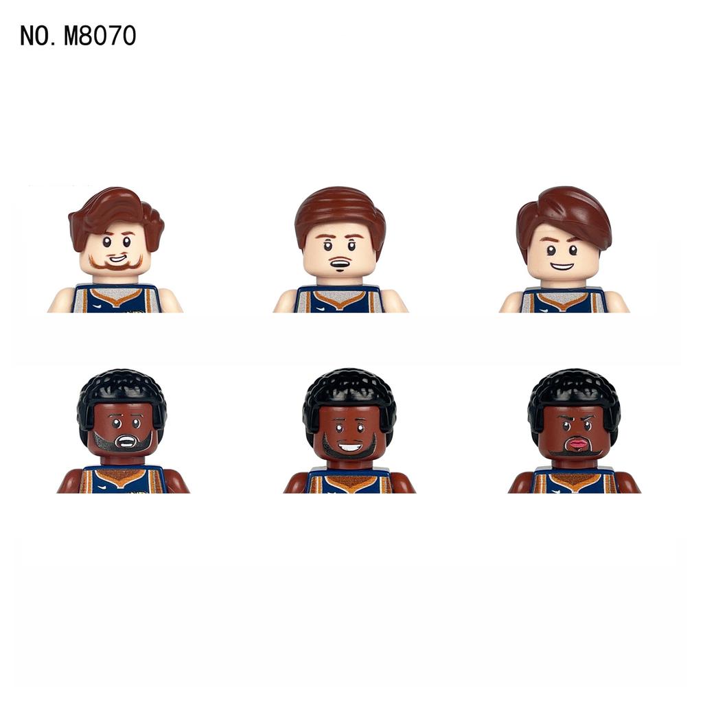 Non-Toxic City Characters Action Figures Building Blocks Policeman Teacher Fireman Occupation Mini Figurine Dolls Bricks Set Children Toys