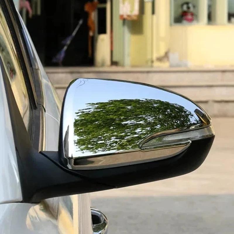 For Hyundai Elantra Avante AD 2016- I30 Accent Solaris Rearview Side Mirror Cover Sticer Wing Cap Exterior Door Case Trim