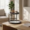 Dual-Level Storage Rack Compact Countertop Elegant for Dresser