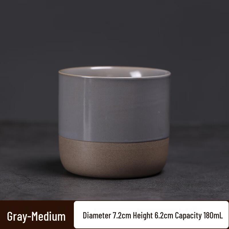 Baizi'en Rustikales Keramik Kaffee- und Teetassen-Set