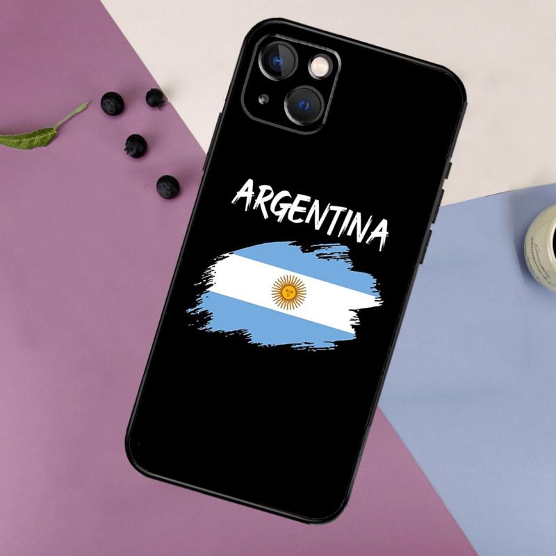 Argentina Flag Case For iPhone 16 15 14 13 12 11 Pro Max Mini X XR XS Max 7 8 Plus 2 Bumper Cases Cover
