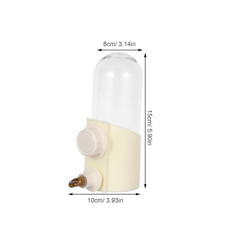 Automatic Hanging Bird Water Feeder Ultra Quiet No Drip Water Dispenser for Parakeet Cockatiel Lovebird Finch Parrot Cage