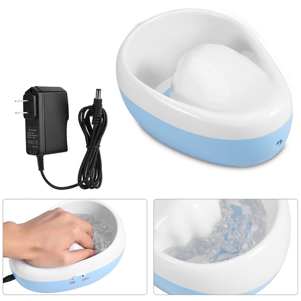 Vaschetta Spa per Massaggio con Bolle per Unghie, Rimuovi Smalto, Ammorbidente per Pelle Morta, Strumenti per Manicure