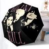 1PC Bikini Kill Automatic Open/Close Umbrella, 8-Rib Sturdy Frame, Lightweight Portable Umbrella, Commute, Business - Ideal Gift for Friend, Vibrant P