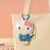 Sanrio Hello Kitty Melody Cinnamoroll Keroppi Pompom Purin Stuffed Toys Pendant Plush Toys Keyring Anime Keychain Birthday Gift