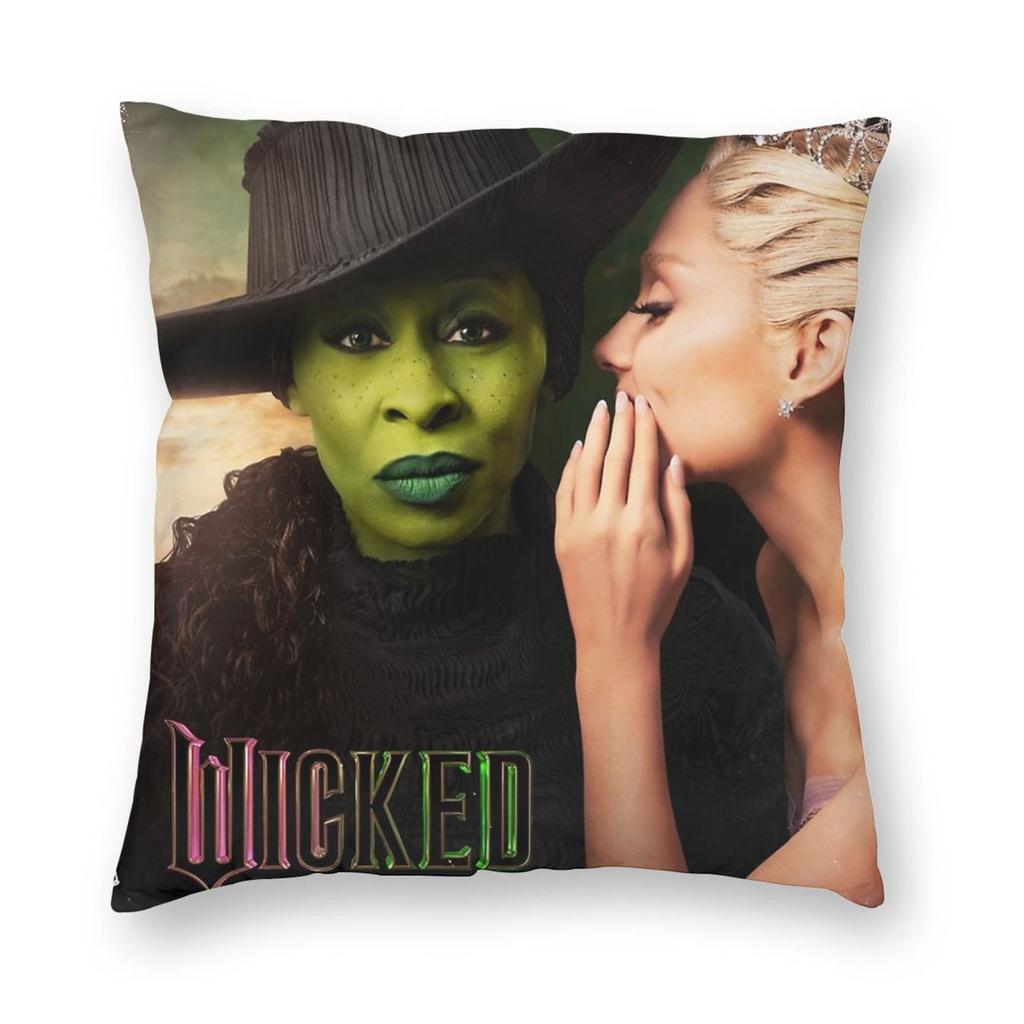 Wicked For Good Glinda Pillowcase Soft Polyester Cushion Cover Decor Throw Pillow Case Cover Home Square cm