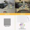 LED Note Board Night Light With Colorful Pens DIY Acrylic Message Board Erasable Painting Drawing Board For Kids Birthday Gift