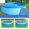 Round insulated Pool Solar Cover Round Tub Bubble Protector Dustproof Pool Cover Blue bubble-style solar swimming pool cover