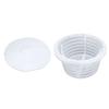   Pool Skimmer Basket, Medium Size Replacement Filter Basket with Lid and Handle for Spa 1091LX
