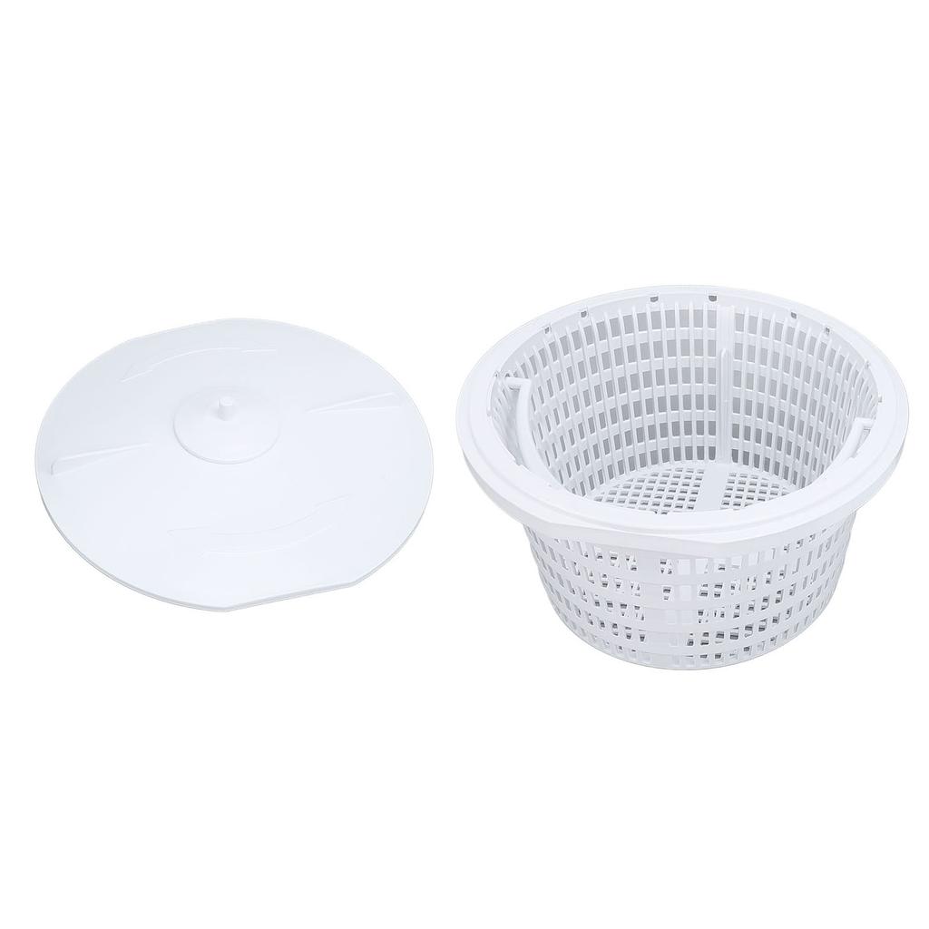 Pool Skimmer Basket, Medium Size Replacement Filter Basket with Lid and Handle for Spa 1091LX