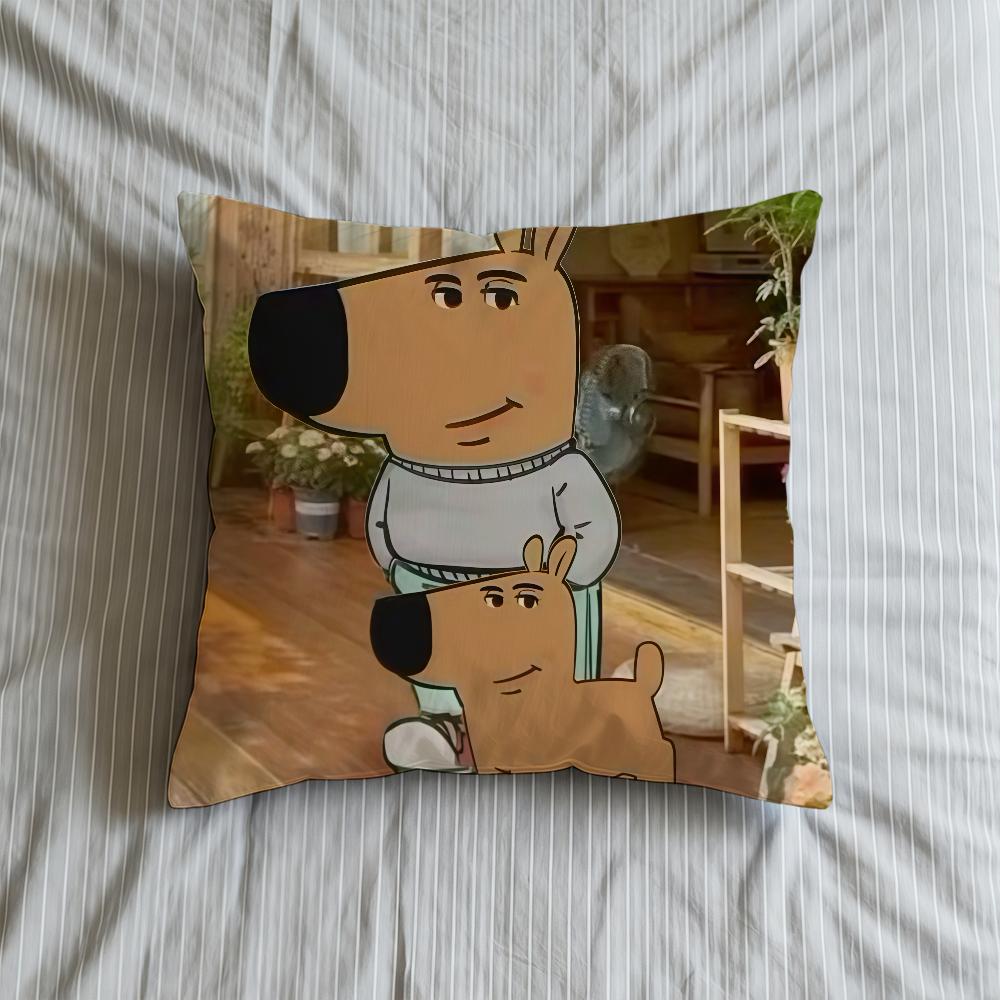 Guy Chill Cushion Cover Internet Soft Case For Meme Sofa Living Room Home Comfortable Office Decor Protective Pillow Covers